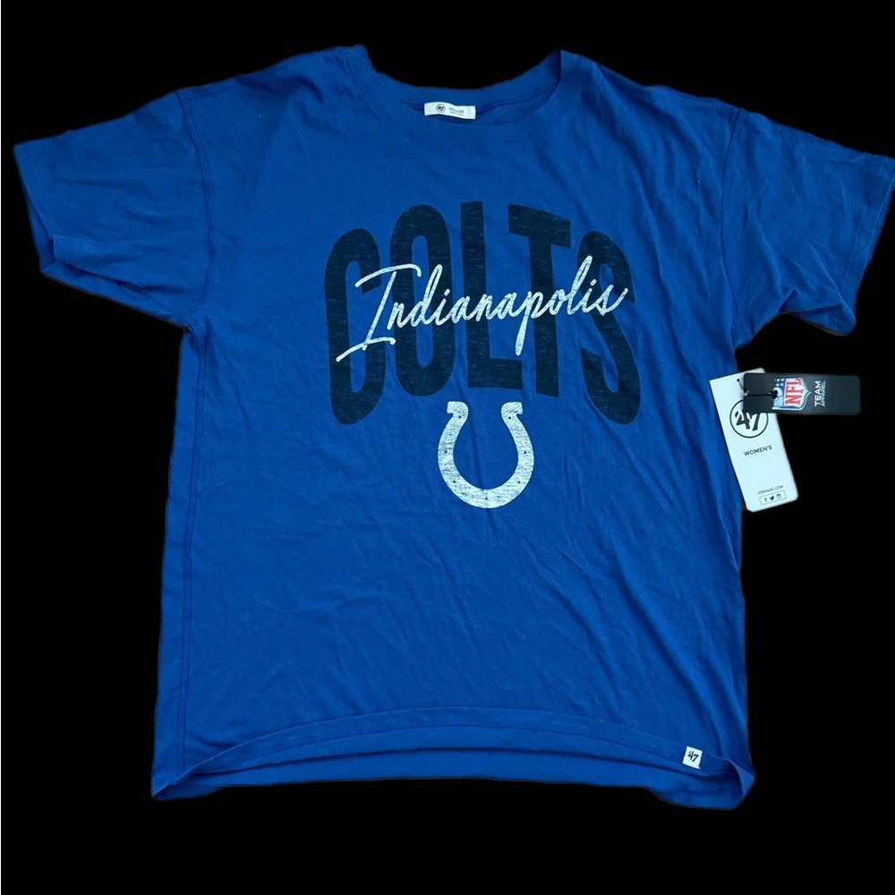 47 Brand Blue Indianapolis Colts Short Sleeve Tee